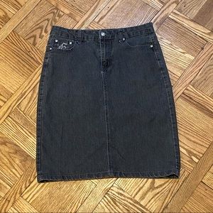 Dark Denim Skirt